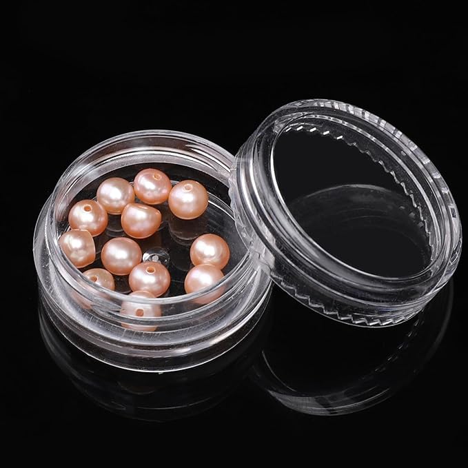 Natural Half Drilled Pearl Beads Pink 4.5-5mm 12pcs AAAA Freshwater Cultured Loose Gemstone Beads for DIY Stud Earring Jewelry Making