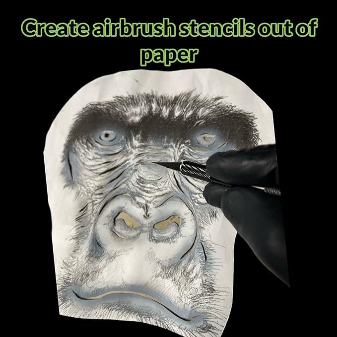 LiME LiNE #11 Exacto Precision Knife for Custom Painting, Airbrush Stencil Making, 10 Replacement Blades Free TiME WARP Die Cut Sticker