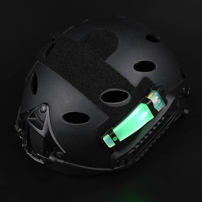 Personal Identification Marker - Tactical Helmet Light, Portable Survival Signal Light for Hiking, Boating, Cycling, Fishing