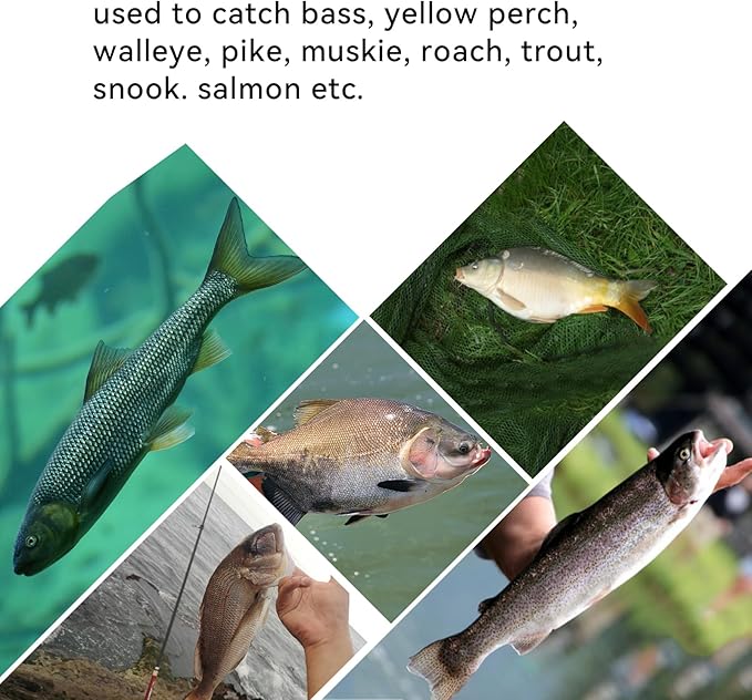 Fishing Lures with Spinner Baits Blades for Topwater, Swimbait for Trout and Bass Slow Sinking, 5pcs Fishing Hard Baits