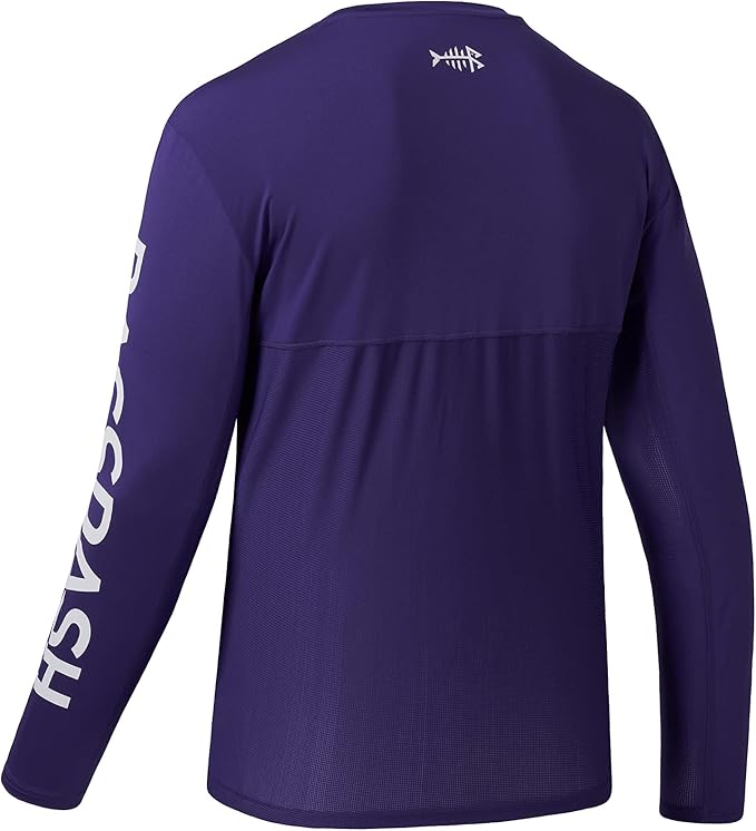 BASSDASH Fishing T Shirts for Men UV Sun Protection UPF 50+ Long Sleeve Tee T-Shirt