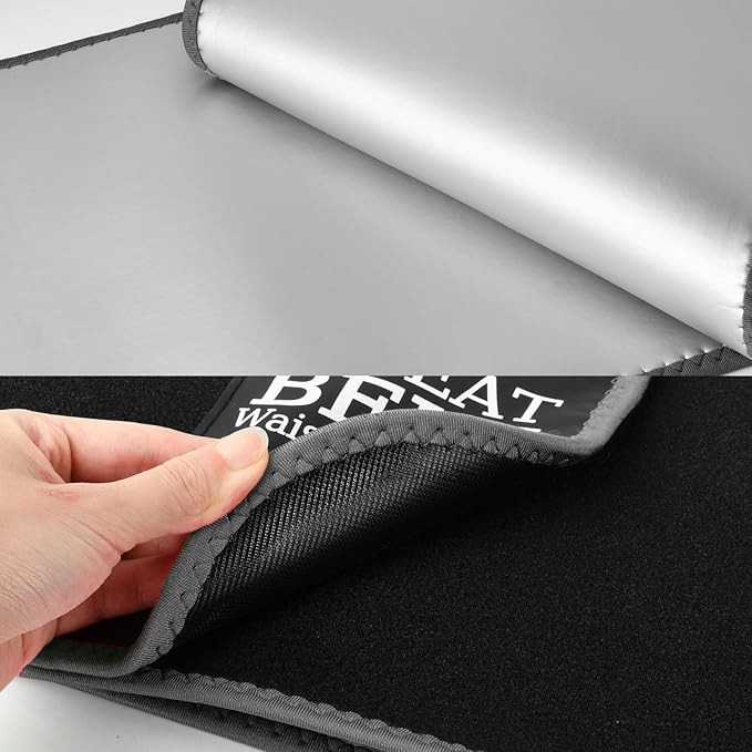 MORECOO Waist Trainer for Women/Men, Waist Sweat Band, Stomach Wrap, Belly Band Sweat Belt, Body Shaper Belt