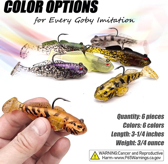 Soft Fishing Lures Shad Minnow Swimbaits, Pre-Rigged Jig Heads Paddle Tail Swim Baits for Bass, Trout, Walleye, Crappie, Sinking Jigs Bait for Saltwater Freshwater, Fishing Gifts for Men