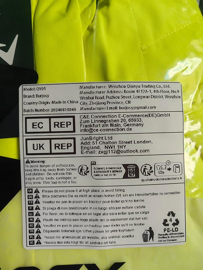 Rain Suit for Men, Packable Waterproof Rain Jacket & Pants, Reflective Raincoat Rain Gear for Outdoor Golf Hiking Fishing