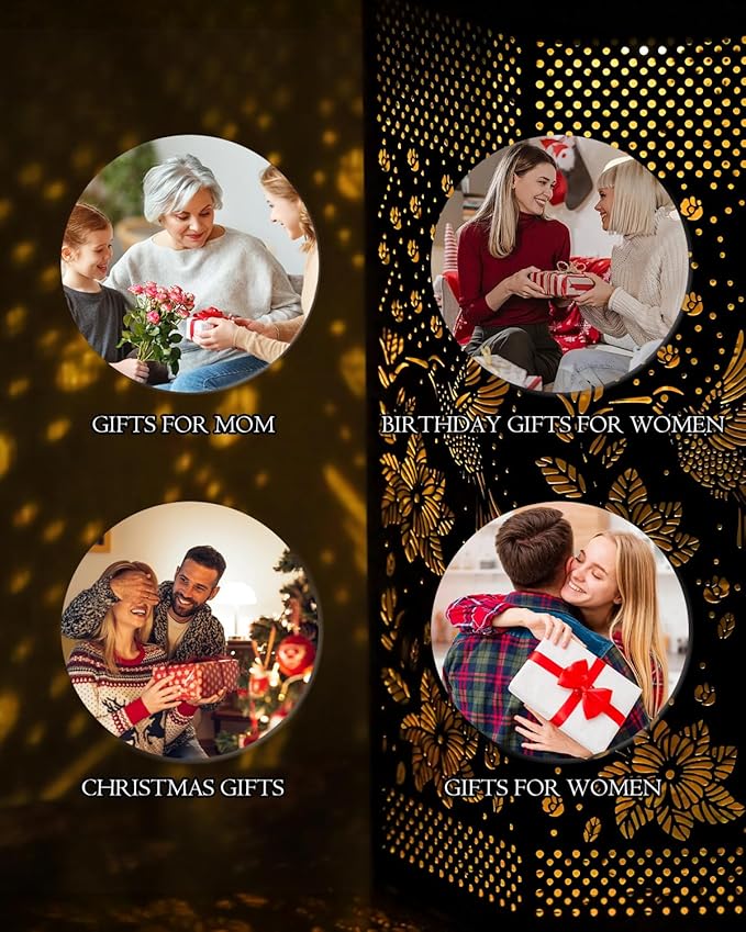 Gifts for Women Men Garden Decor Solar Lights Outdoor - Hummingbird Hanging Solar Lantern Outdoor Waterproof Outdoor Decoration for Outside, Yard, Lawn