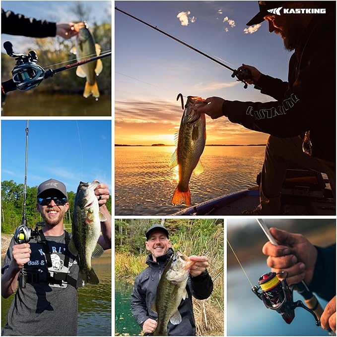 KastKing Destron Braided Fishing Line, Highly Abrasion Resistant, Improved Knot Strength, Ultra-Thin Diameter Superline, Zero Stretch & Memory, CFT “Color Fast Technology”, 75% Thinner Than Mono