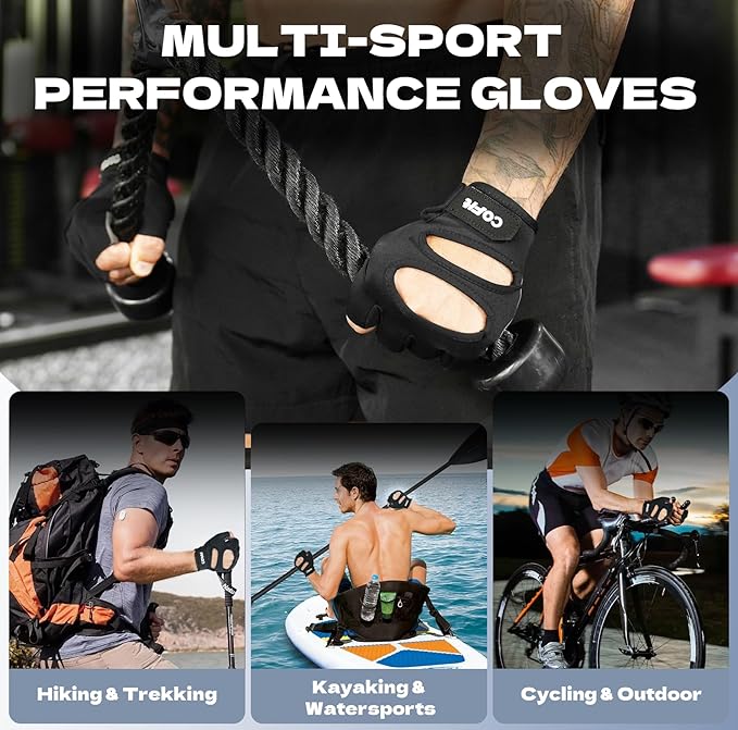 COFIT Breathable Workout Gloves, Antislip Weight Lifting Gym Gloves for Men Women, Superior Grip & Palm Protection for Weightlifting, Fitness, Exercise, Training
