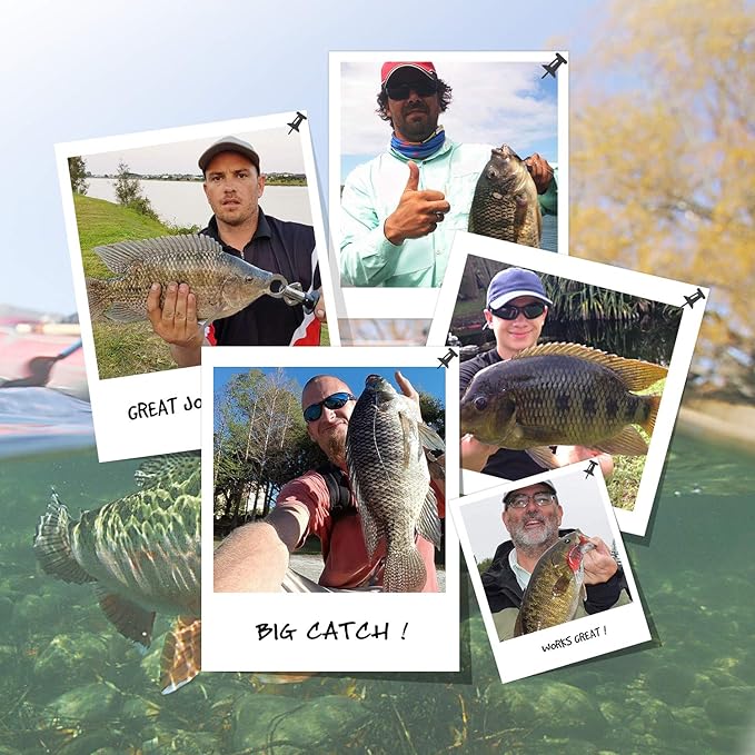 TRUSCEND Easy Catch Swimmax, Magic Noisy Turbulent Wiggling and Vibrating Actions for More Bites, Segmented Swimbait Jointed by Dyneema Strongest Fiber, Lifelike Fishing Lures for Relax Family Fishing