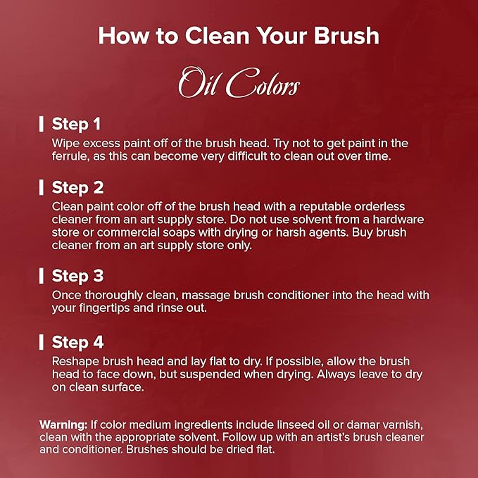 Silver Brush Limited MP-5665S Silver Mops Short Handle Round and Oval Black Mops Brushes with Super-Soft Organic Hair, 8pc Professional Painting Set for Oil, Acrylic, Watercolor, Pastels, & Charcoal