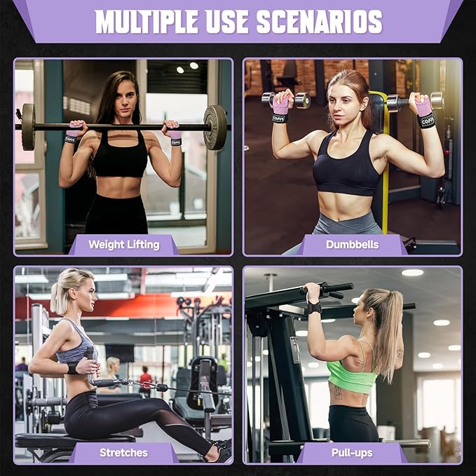 COFIT Wrist Straps for Weightlifting, Workout Wrist Wraps with Dual-Layer Oxford Leather, Enhanced Grip for Optimal Hand and Wrist Protection, Gym Lifting Straps for Deadlift and Powerlifting