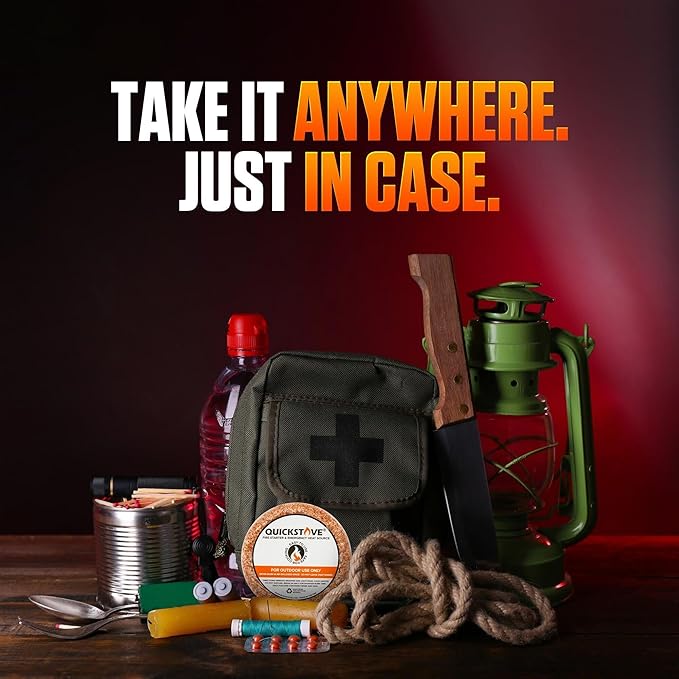 Fire Starters (20 Pack) – Waterproof Emergency Fuel Disks for Camping Essentials, Wood Stove, Fireplace, Fire Pit, Survival Kit, Campfire & Outdoor Accessories