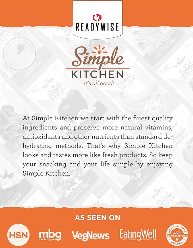 Simple Kitchen Homestyle Pancake Mix – 20 Servings for Family Meal Prep, Survival Just Add Water Canned Food, for Camping Meals, Backpacking & Hiking, #10 Can Package