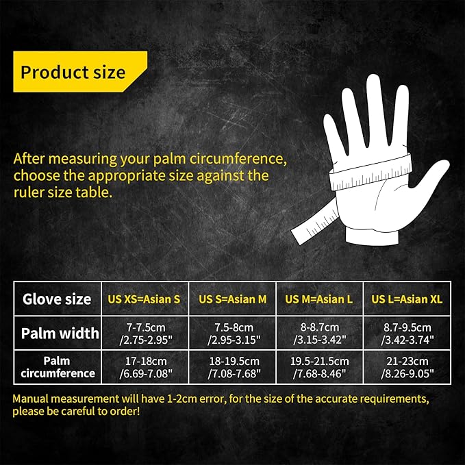 Gym Gloves for Men Women, Padded Weightlifting Wrist Wrap Workout Exercise Glove