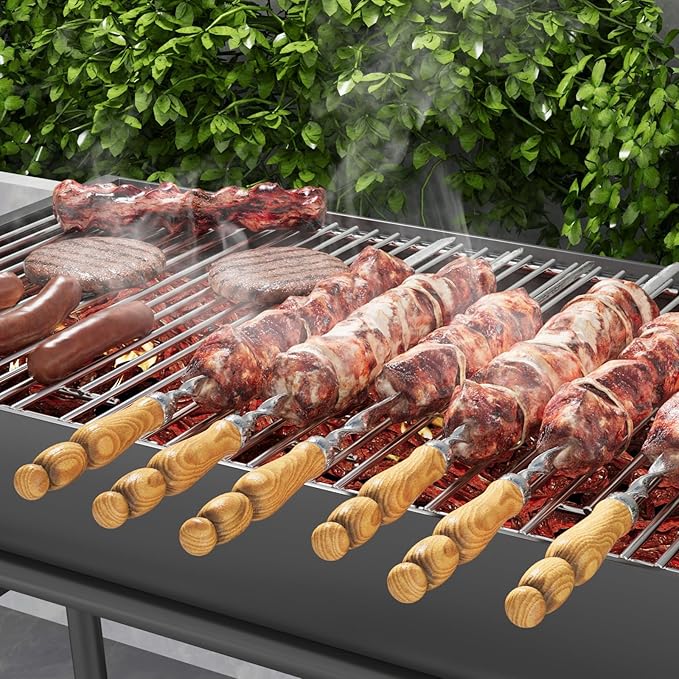 4Pack 7.5" x 19.25" Stainless Steel BBQ Grill Grates Replacement Parts for 16517 Bull BBQ Angus, Brahma, Lonstar Select, Outlaw Steer Premium, Lonestar Select 7 Burner