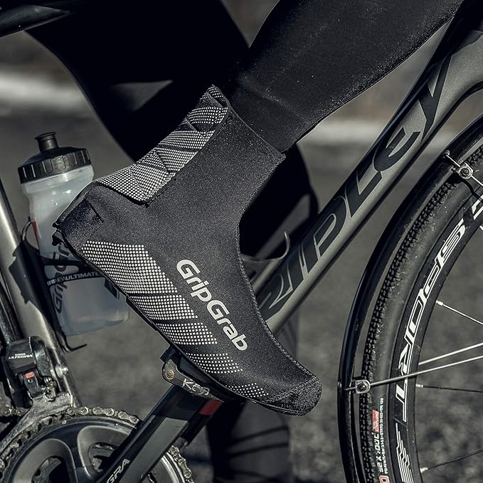 GripGrab Ride Winter Road Shoe Covers Thermal Waterproof Neoprene Road Cycling Overshoes Cycling Shoe Covers Cold Weather