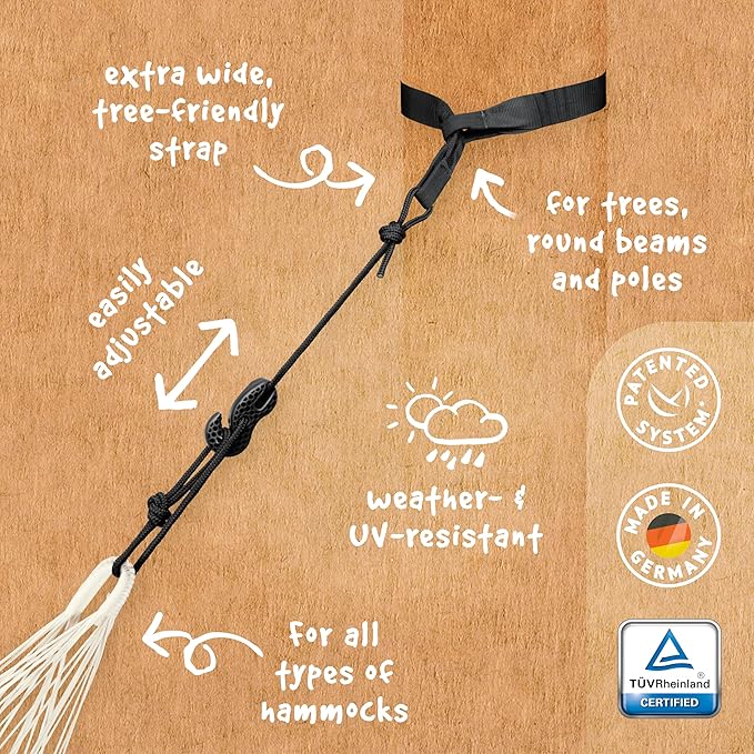 LA SIESTA® Modesta Organic Cotton Hammock & Tree Mount Kit, Beams & Posts Hammock Straps - Indoor Outdoor Hammock Swing, Portable Hammock for Outside Patio Bed - 2 Person Hammock, XL King, Olive