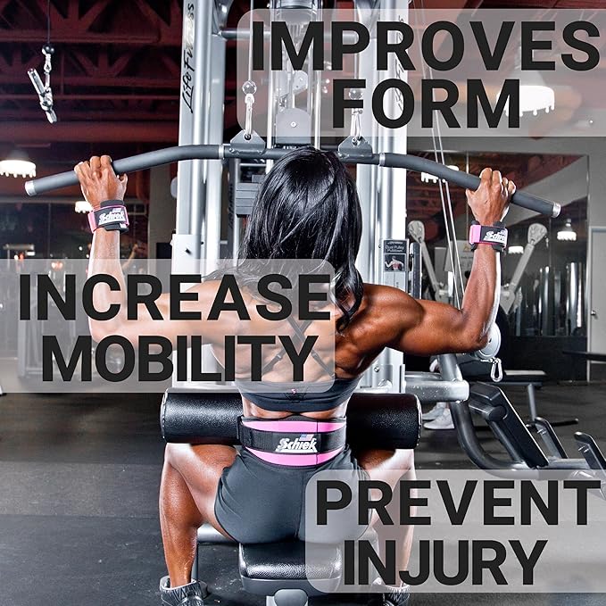 Schiek Sports Model 2004 Nylon 4 3/4" Weight Lifting Belt - Black