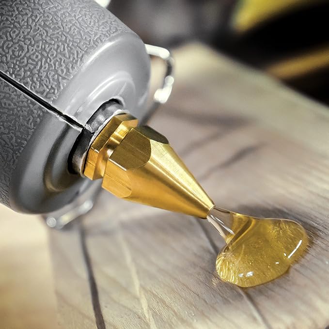 AdTech Industrial Strength Full Size High-Output Hot Melt Glue Gun – Professional Grade Hot Glue Gun for Carpentry, Repairs & Remodeling, Grey, 200 watts - 189