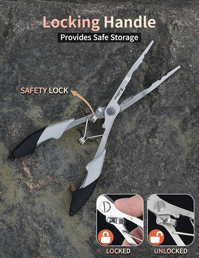 Fishing Gear,Hook Remover Fishing Pliers,Stainless Steel Fishing Tools,Multitool for Saltwater Freshwater