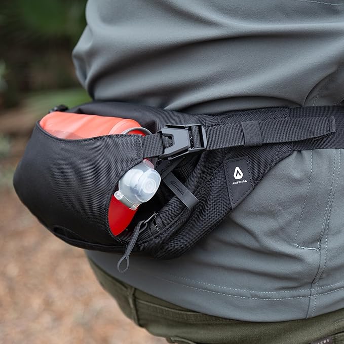 Falcon2L Ultralight Fanny Pack | Crossbody Belt Bag for Men & Women | Compact Waist Pack Sling for Essentials | Expandable External Carry with Falcon Wing Water-Resistant for Outdoor Travel & Everyday