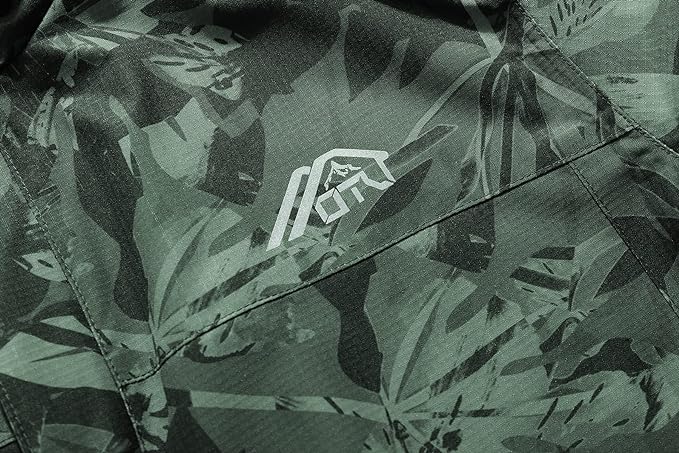 OTU Men's Lightweight Waterproof Hooded Rain Jacket Outdoor Raincoat Shell Jacket for Hiking Travel