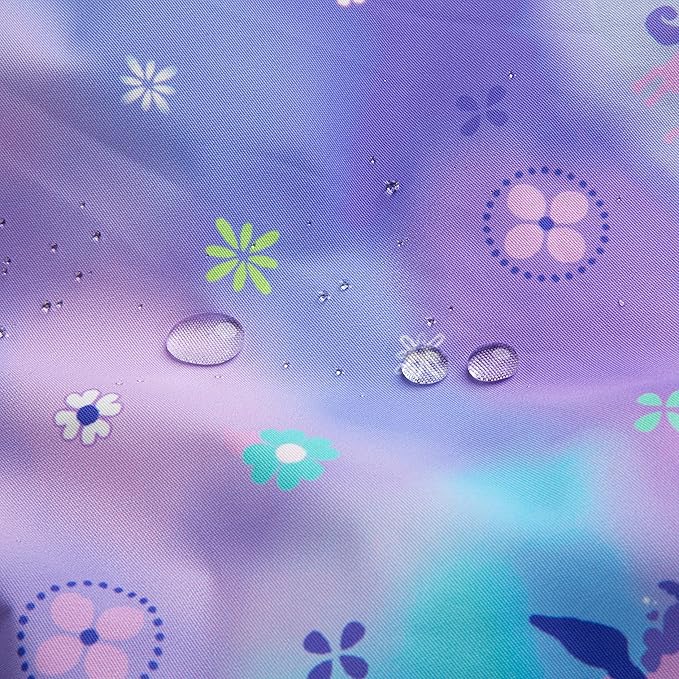 MGEOY Boys Girls Rain Jackets Lightweight Waterproof Hooded Raincoats Windbreakers for Kids 4-14Y