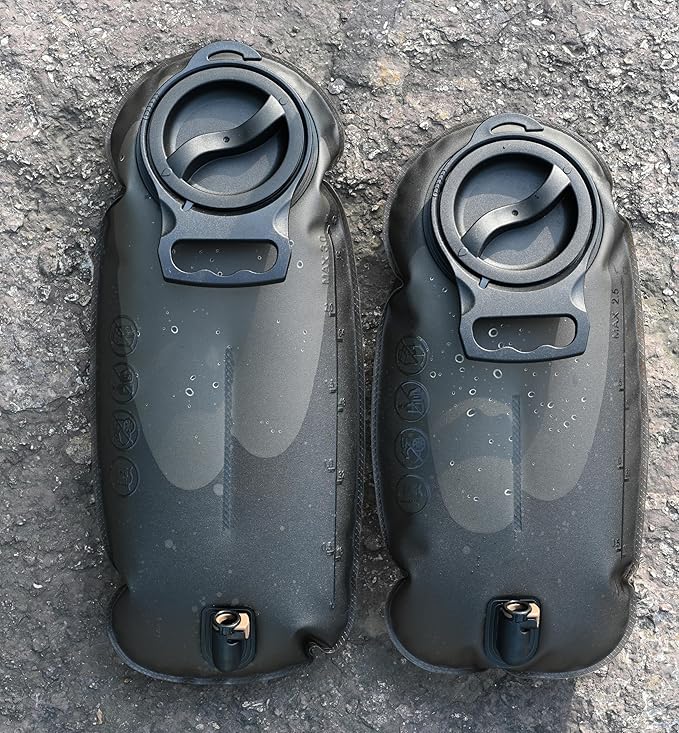 MARCHWAY 2L/2.5L/3L TPU Hydration Bladder, Ultra Durable Water Reservoir Bag with Insulated Tube for Hydration Pack for Cycling, Hiking, Running, Climbing, Biking