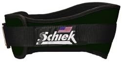 Schiek Sports Model 2004 Nylon 4 3/4" Weight Lifting Belt - Black