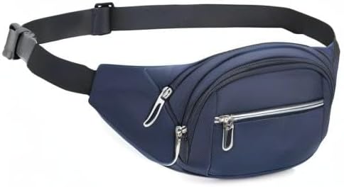 DAITET Crossbody Fanny Pack for Men&Women,Large Waist Bag & Hip Bum Bag with Adjustable Strap for Outdoors Workout Traveling Casual Running Hiking Cycling