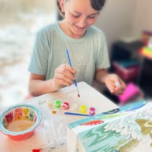 DIY Fishing Lure Kit - Kid-Friendly Fishing Gear for Customizing Lures, Includes Paint & Brushes, Perfect Arts and Crafts for Kids, Tackle Box Must-Have