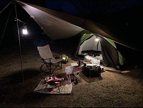 CAMPINGMOON Foldable Cotton Canvas Campfire Bonfire Open Fire Pits Camping Chair Low Style Chair Gray F-1003C-H