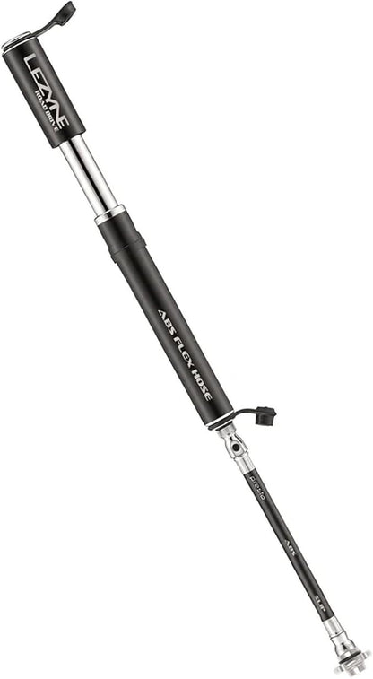 LEZYNE Road Drive Bicycle Tire Hand Pump, High Pressure 160psi, ABS Flex Hose, Presta & Schrader, Compact Bike Pump