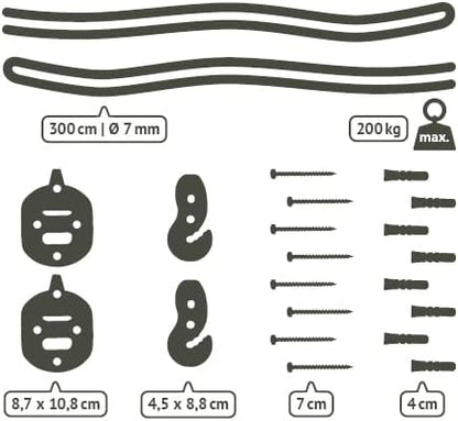 LA SIESTA® Modesta Organic Cotton Hammock & Wall Mount Kit for Walls Ceilings & Square Beams - Indoor Outdoor Hammock Swing, Portable Hammock for Outside Patio Bed - 2 Person Hammock, XL King, Olive