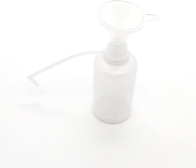 12 Pcs Precision Tip Applicator Bottles, 1 Ounce Translucent Glue Bottles, with 2 Mini Funnel for Paper Quilling DIY Craft, Multicolor Lids