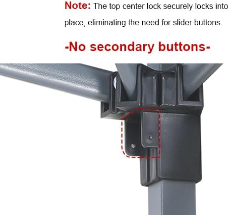 MASTERCANOPY Heavy Duty Pop-up Canopy Tent with Sidewalls (10x10,White)