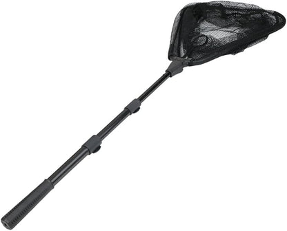 RESTCLOUD Fishing Landing Net with Telescoping Pole Handle, Fishing net Freshwater for Kids Men Women, Extend to 40-63 Inches