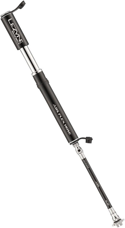 LEZYNE Road Drive Bicycle Tire Hand Pump, High Pressure 160psi, ABS Flex Hose, Presta & Schrader, Compact Bike Pump