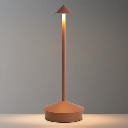 EJQ Cordless Table Lamp,Bedside Table Lamp for Bedroom,6000mAh Battery Operated Portable LED Desk Lamp,3 Way Dimmable Touch Lamp Rechargeable USB Charging Ports for Restaurant/Patio/Outdoor(Brown)