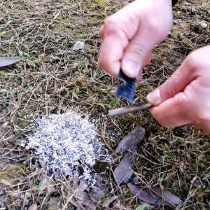 eGreen Fire Starter Kit – 10 to 30 Magnesium Bags with 3.15" Ferro Rod + Optional 60-Minute Wax Rope – Emergency Survival Ignition Set for Camping & Bushcraft