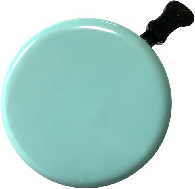 TCBIERO 95dB Bike Bell for Cruisers | 4 Colors (Black/White/Water Green/Pink) | Rust-Proof All-Ages Design | Loud Ring Ring Sound Alarm