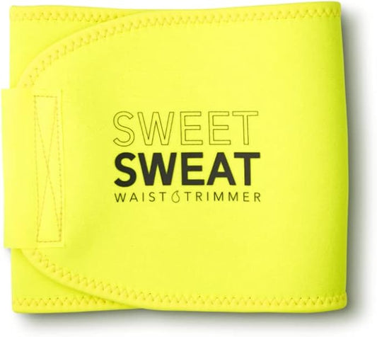 Sports Research Sweet Sweat Waist Trimmer (Core Series) - Premium Sweat Enhancing Fitness Band for Women & Men