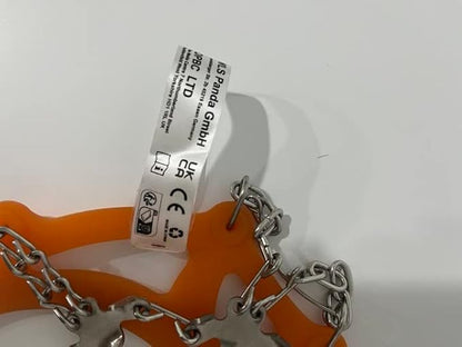 WIN.MAX Crampons for Shoes, Traction Cleats Ice Snow Grips with 19 Stainless Steel Spikes, Shoe Talons Anti - Slip Boots Spikes for Walking, Jogging, Climbing and Hiking