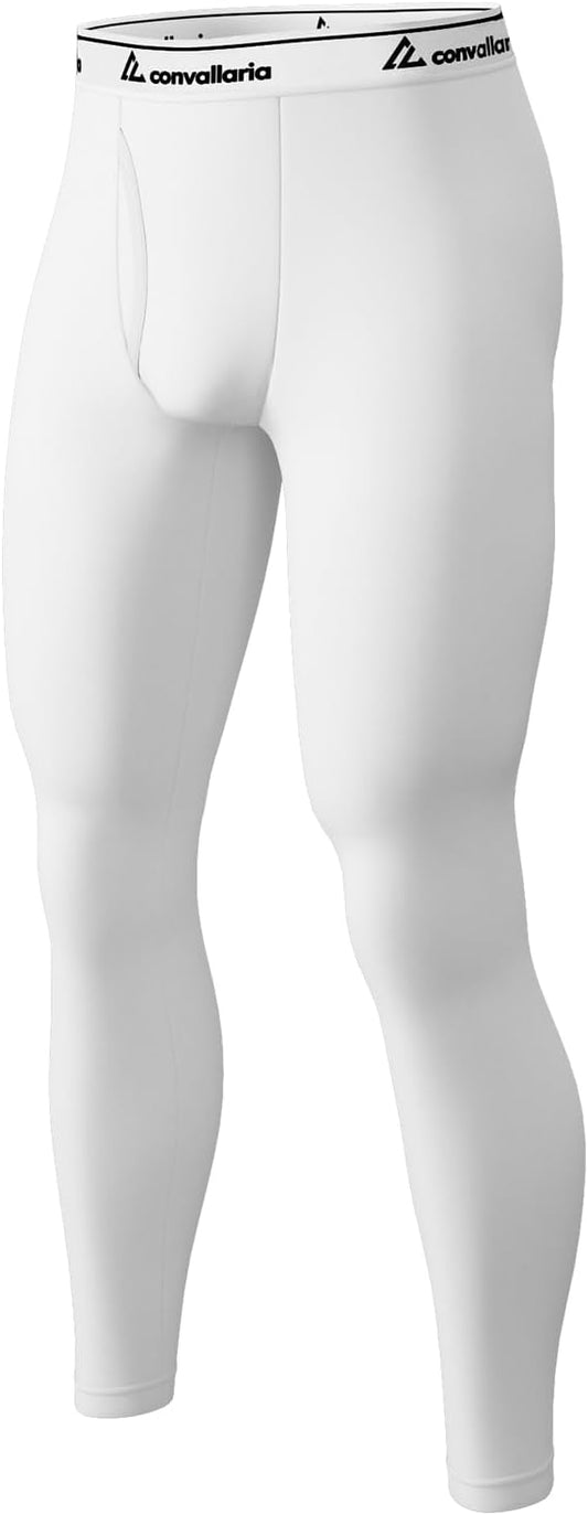 Men's Thermal Pants Fleece Lined Long Johns Compression Bottom Athletic Base Layer Cold Weather Gear 1 2 4 Pcs