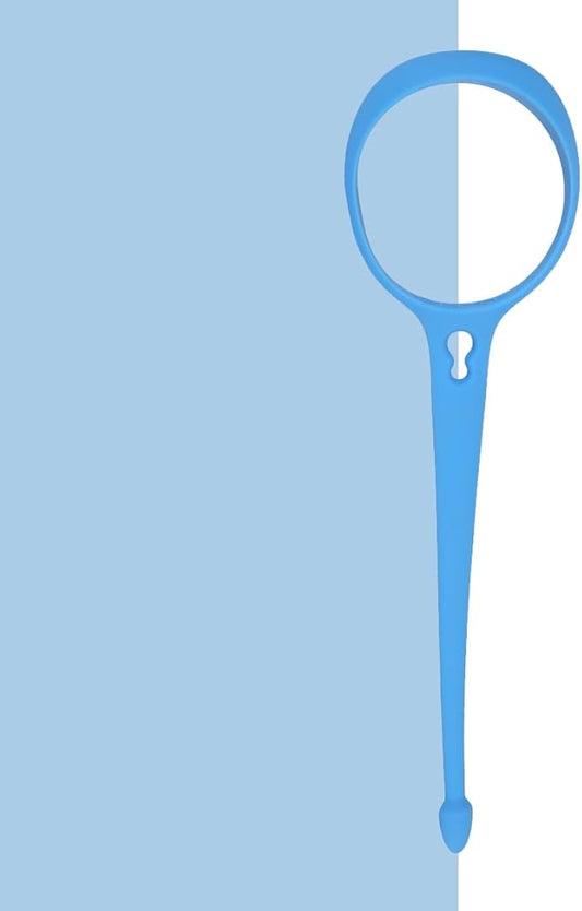 Neo Magnetic Silicone Ring Strap for Water Bottle - Water Tumbler Strap Versatile Sports Bottle Ring - Water Bottle Carrier Strap for Gym, Backpack, Belt, Hiking, Outdoors & More (Sky Blue)