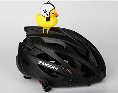 Lovely Yellow Duck Bike Bell, Kids Bike Horn, Rubber Yellow Duck Bicycle Accessories with LED Light - for Kids Toddler Children Adults Sport Outdoor