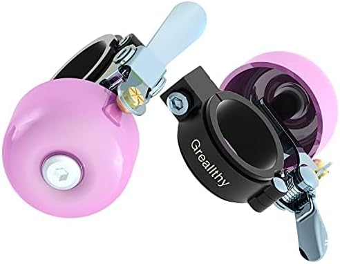 Greallthy Bike Bell Classic Brass Bicycle Bell,Bike Bells for Adults Kids, Loud Retro Bell for Road & Mountain Bikes, Universal Handlebar Fit.