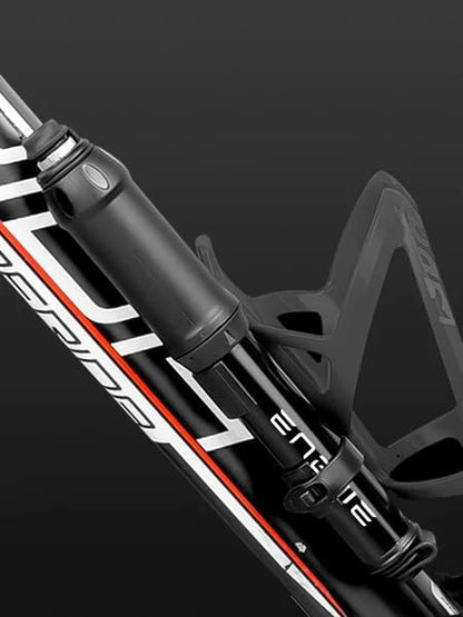 ENGWE 100PSI Bike Pump, Portable Bicycle Pump with Dual Presta & Schrader Valves, Ball Needle, Frame Holder for Mountain Road EBike Tires, Sports Balls