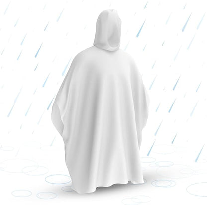 Hagon PRO Disposable Rain Ponchos for Adults (5 Pack)