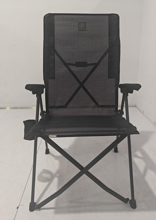 EVER ADVANCED Tesllin Reclining Teslin Camping Chairs for Adult Lightweight, Folding Recliner Chair with Adjustable Back