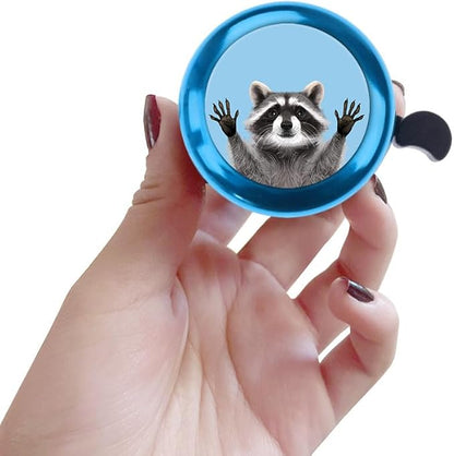 WIRESTER Blue Aluminum Round Bike Bell, Classic Ring Bicycle Bell, Bike Accessories Bell Ring for Adults Kids Girls Boys